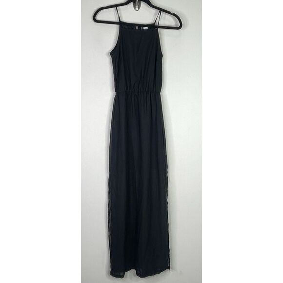 H&M Divided Sleeveless Chiffon Halter Maxi Dress Women's Size 2 - Picture 8 of 8